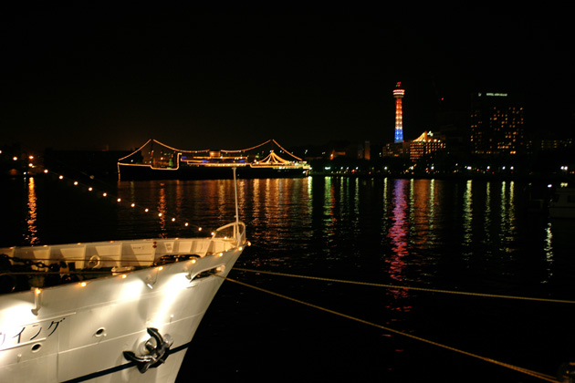 The photograph of Port-Yokohama